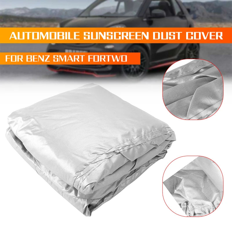 Car Covers Sun Shield Universal for benz smart fortwo SUV Outdoor Cover Door Body Waterproof Anti-UV Snowproof Auto Accessories