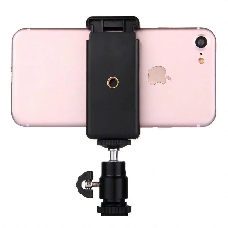 Universal Phone Clip Bracket Holder Mount Tripod Monopod Stand adapter for iPhone Samsung Xiaomi Smartphone
